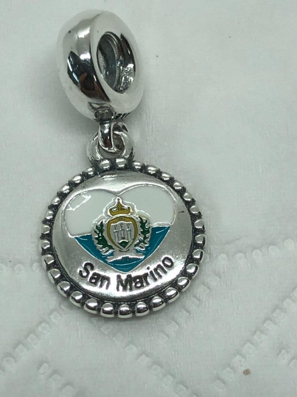 ✨ ✨Pandora San Marino Flag Dangle Charm